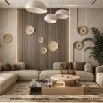 Soft Rhythm – Drawing Room Wall Design Kit