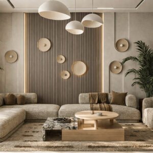 Soft Rhythm – Drawing Room Wall Design Kit