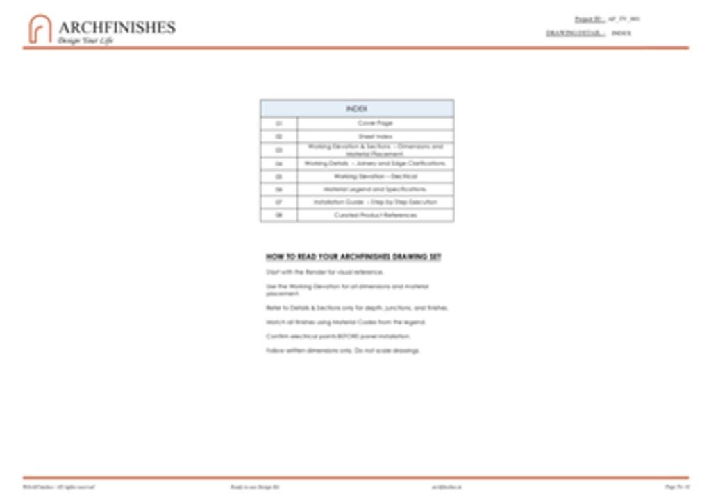 Fluted Frame – TV Unit Wall Design Kit - 3