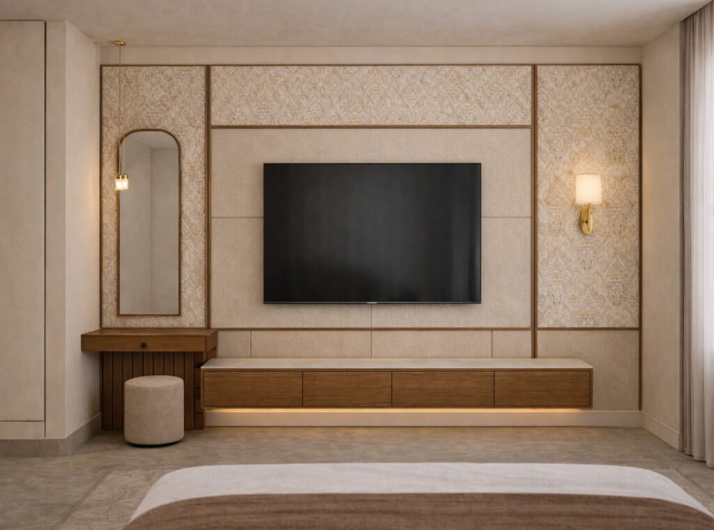 Botanical Frame – TV Unit Wall Design Kit - 1