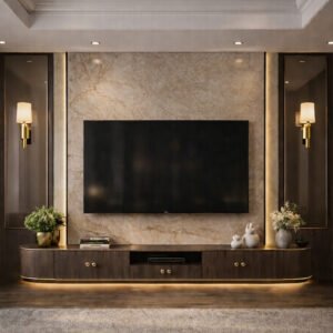 Stone Glow – TV Unit Wall Design Kit