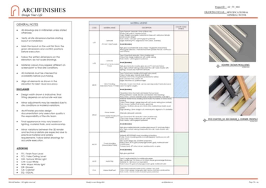 Stone Glow – TV Unit Wall Design Kit - 4