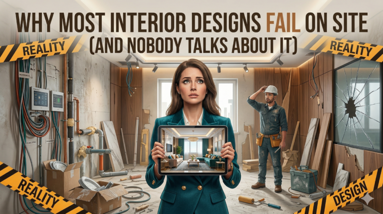 Why Most Interior Designs Fail on Site (And Nobody Talks About It)