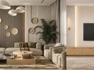 Soft Arc Collection – Living Room Wall Design Bundle